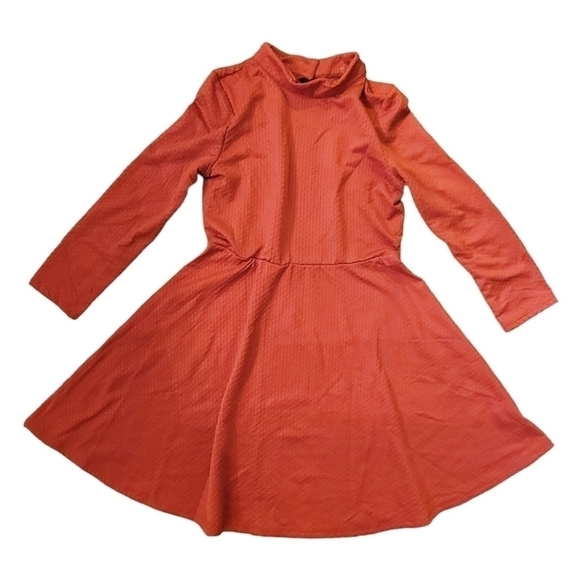 Free People Flirt and Flare Retro Organe Dress Size Medium - Picture 2 of 5